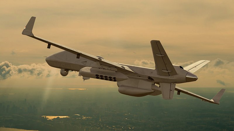 Модель беспилотника MQ-9B, США